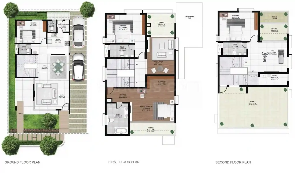 godrej-gold-county-5-bhk-villa-floor-plan